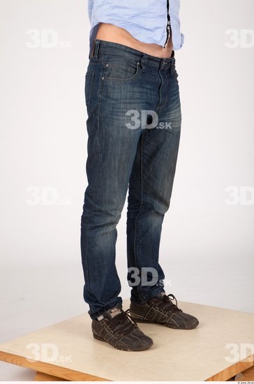 Leg Whole Body Man Casual Jeans Athletic Studio photo references