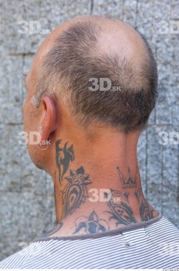 Head Tattoo Casual Average Studio photo references