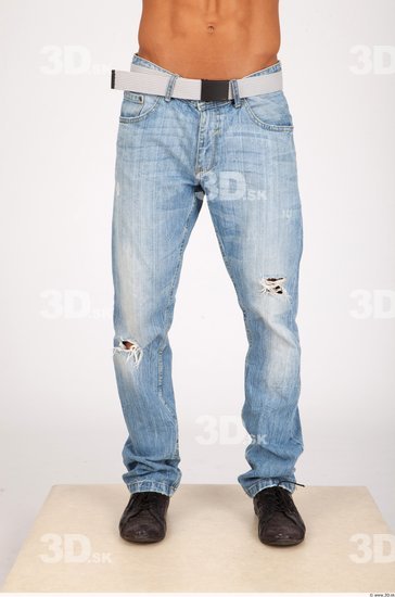 Leg Whole Body Man Casual Jeans Athletic Studio photo references