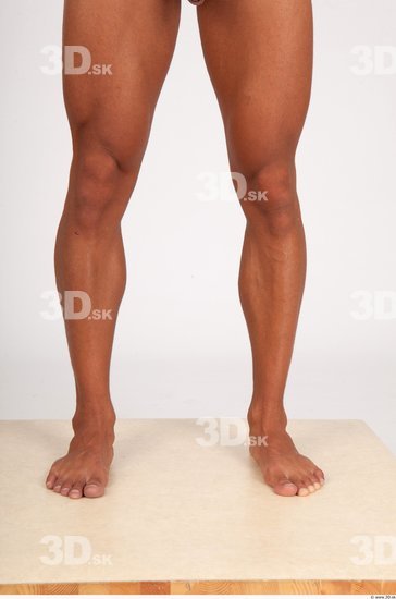 Calf Whole Body Man Nude Casual Athletic Studio photo references