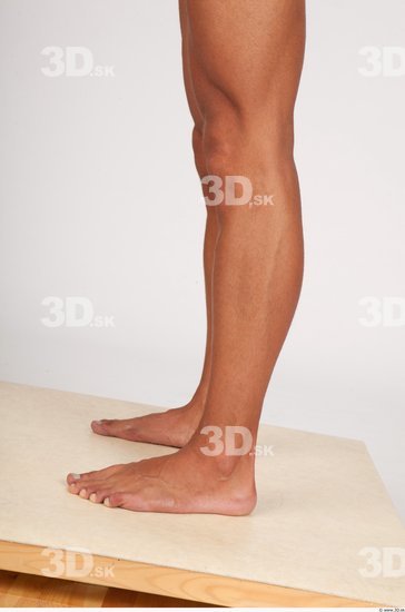 Calf Whole Body Man Nude Casual Athletic Studio photo references