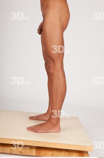 Leg Whole Body Man Nude Casual Athletic Studio photo references