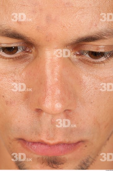 Nose Whole Body Man Casual Athletic Studio photo references