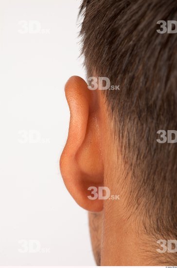 Ear Whole Body Man Casual Athletic Studio photo references