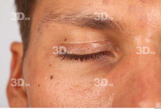 Eye Whole Body Man Casual Athletic Studio photo references