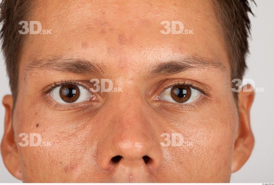 Eye Whole Body Man Casual Athletic Studio photo references