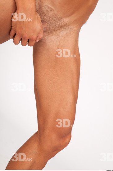 Leg Whole Body Man Nude Casual Athletic Studio photo references