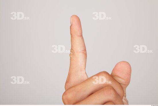 Fingers Whole Body Man Casual Athletic Studio photo references