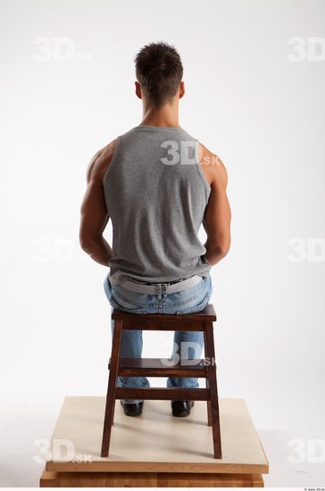 Whole Body Man Other White Casual Athletic Male Studio Poses