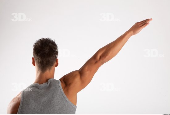 Whole Body Man Other White Casual Athletic Male Studio Poses