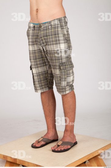 Leg Whole Body Man Casual Shorts Average Studio photo references