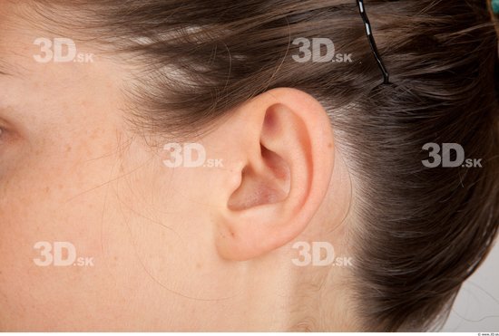 Ear Whole Body Woman Formal Slim Studio photo references