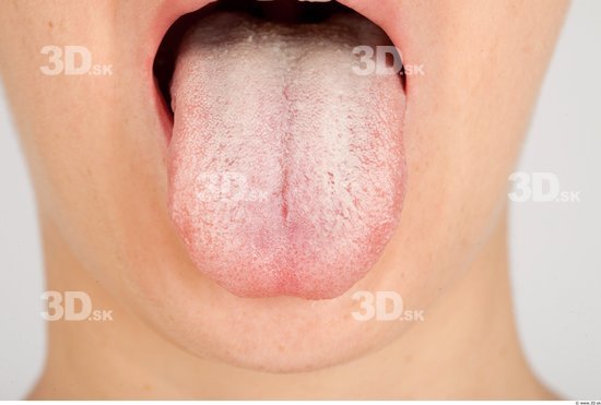 Whole Body Tongue Woman Formal Slim Studio photo references