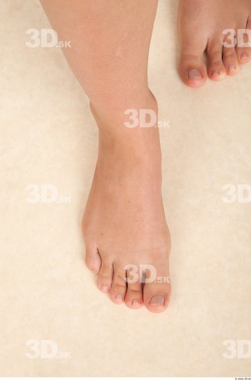 Foot Whole Body Woman Nude Formal Slim Studio photo references