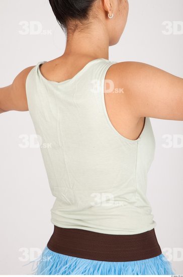 Upper Body Whole Body Woman Asian Casual Slim Top Studio photo references