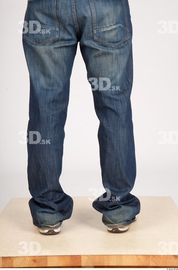 Calf Whole Body Man Casual Jeans Muscular Studio photo references