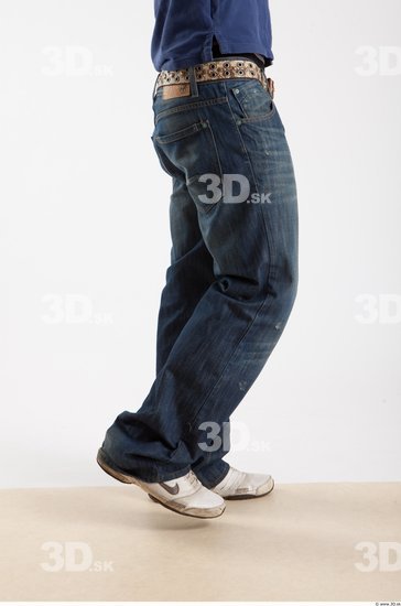 Leg Man Animation references White Casual Jeans Muscular