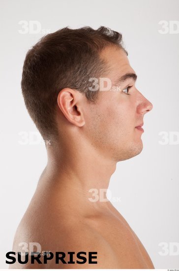 Head Emotions Man White Muscular