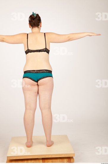 Whole Body Woman T poses Casual Underwear Average Studio photo references