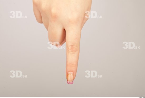 Fingers Whole Body Woman Casual Average Studio photo references