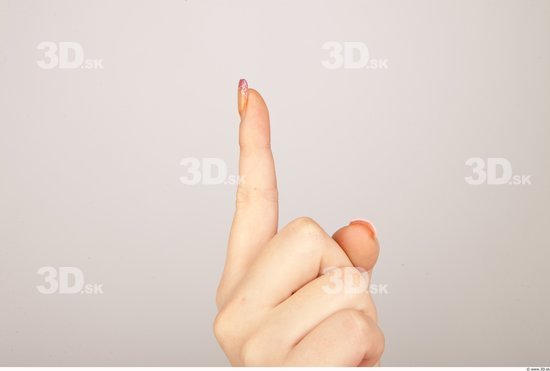 Fingers Whole Body Woman Casual Average Studio photo references