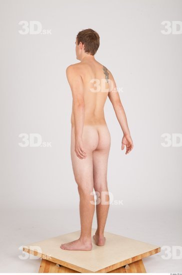 Whole Body Man Animation references Nude Casual Average Studio photo references