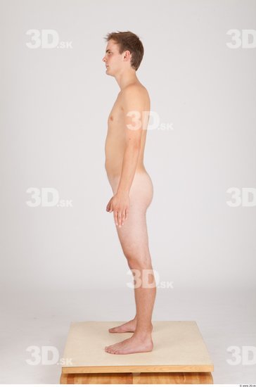 Whole Body Man Animation references Nude Casual Average Studio photo references