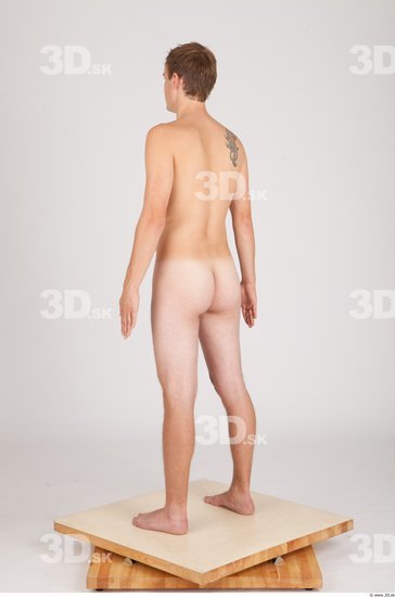 Whole Body Man Animation references Nude Casual Average Studio photo references