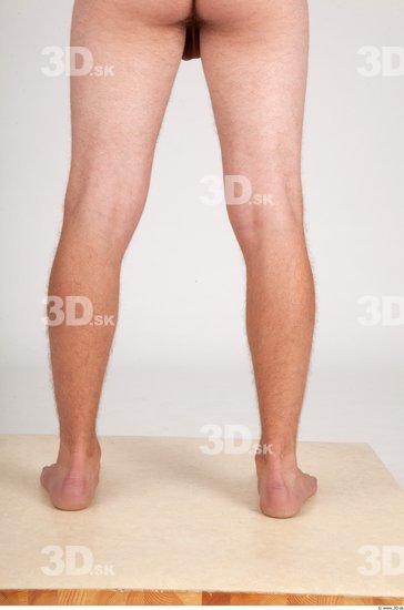 Calf Whole Body Man Nude Casual Average Studio photo references