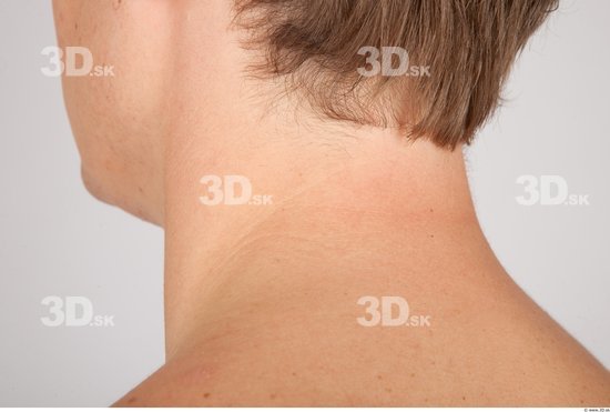 Neck Whole Body Man Nude Casual Average Studio photo references