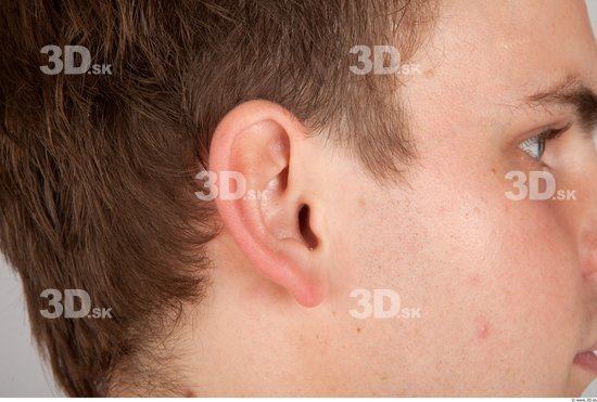 Ear Whole Body Man Casual Average Studio photo references