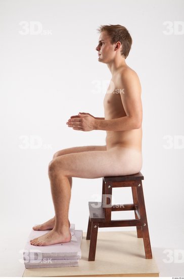 Whole Body Man Artistic poses White Nude Average