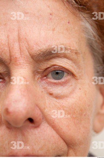 Eye Woman White Average Wrinkles