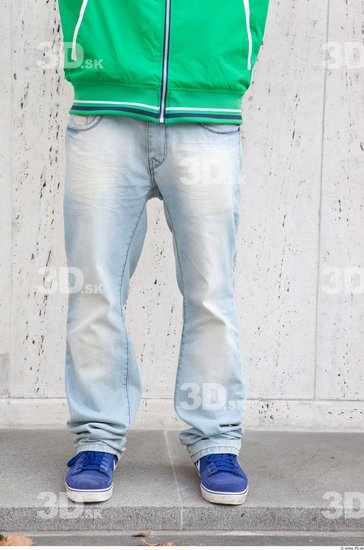 Leg Man White Casual Jeans Average