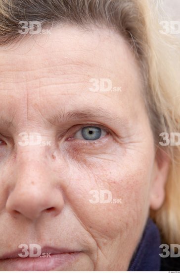 Eye Woman White Average Wrinkles