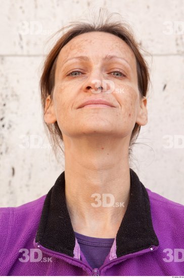 Head Woman Casual Average Wrinkles Street photo references