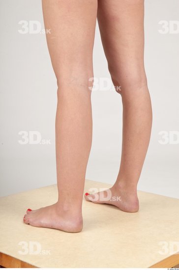 Calf Whole Body Woman Nude Formal Slim Studio photo references