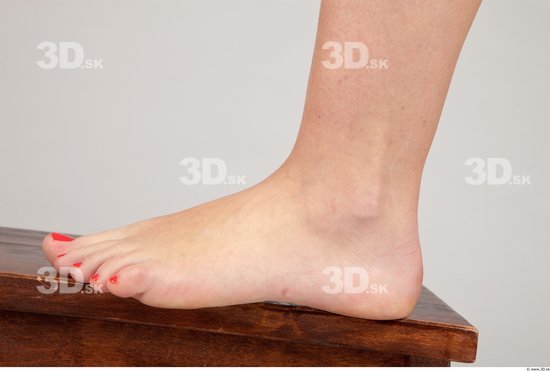 Foot Whole Body Woman Formal Slim Studio photo references