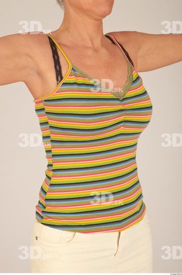 Upper Body Whole Body Woman Casual Slim Top Studio photo references