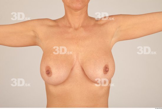 Whole Body Breast Woman Nude Casual Slim Studio photo references