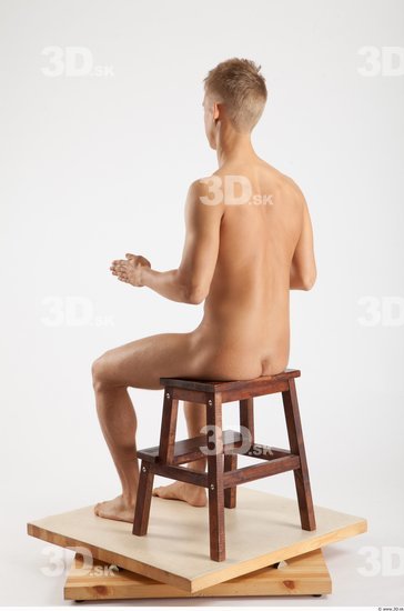 Whole Body Man Artistic poses White Nude Slim