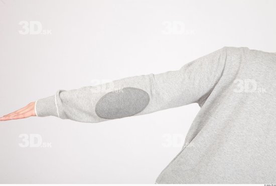 Arm Whole Body Man Asian Casual Sweater Slim Studio photo references