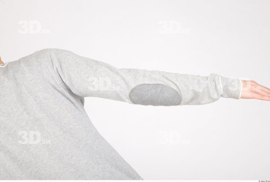 Arm Whole Body Man Asian Casual Sweater Slim Studio photo references