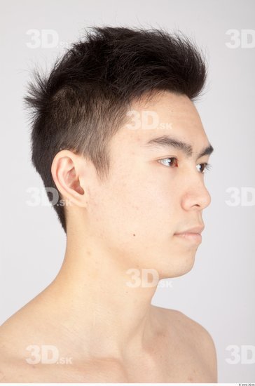 Whole Body Head Man Animation references Asian Casual Slim Studio photo references