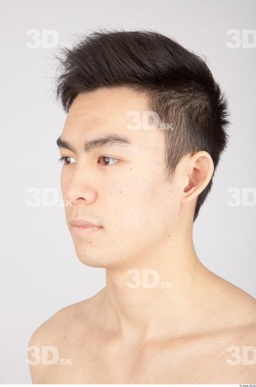 Whole Body Head Man Animation references Asian Casual Slim Studio photo references