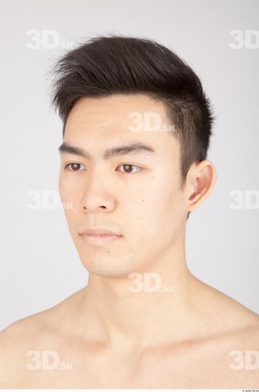 Whole Body Head Man Animation references Asian Casual Slim Studio photo references