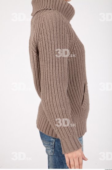 Arm Whole Body Woman Casual Sweater Slim Studio photo references