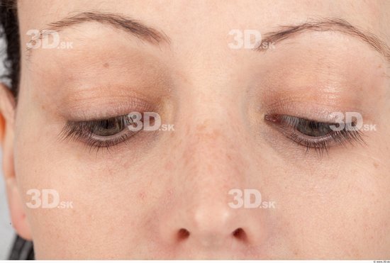 Eye Whole Body Woman Casual Slim Studio photo references