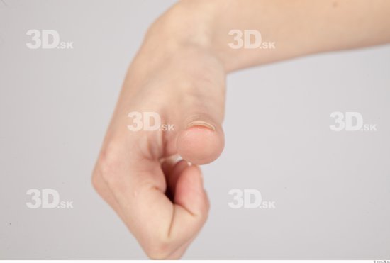 Fingers Whole Body Woman Casual Slim Studio photo references