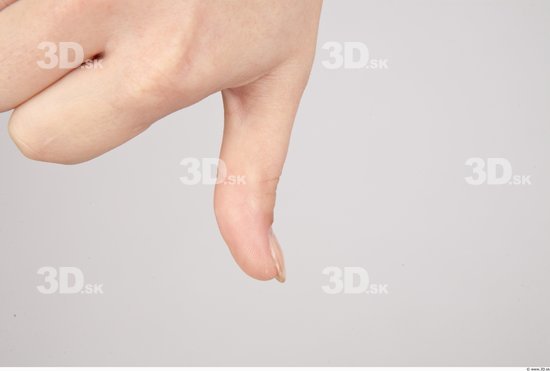 Fingers Whole Body Woman Casual Slim Studio photo references